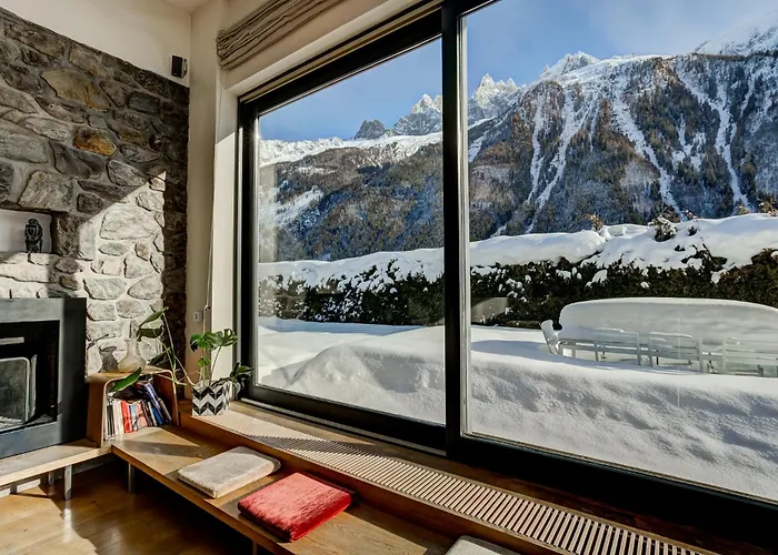 Safari. Face Au Mont-blanc. Chalé *